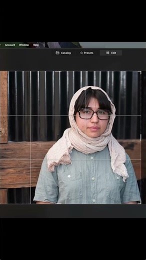 ¡Cambia fácil la proporción de tus retratos con Luminar!