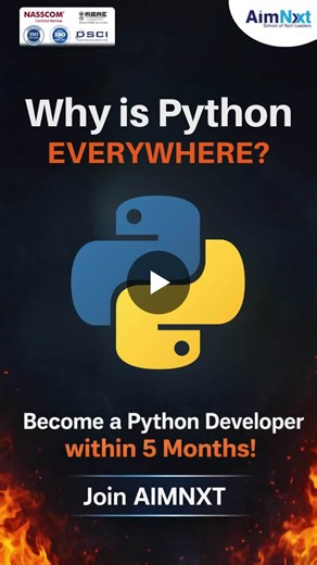 #python #ai #datascience #cybersecurity #webdevelopment #techcareers #aimnxt | AimNxt EdTech