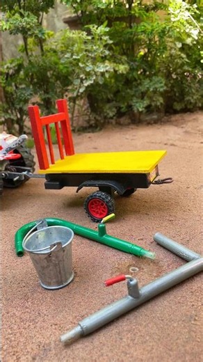 Mini DIY Water Pump & Mini Tractor 🚜 | Amazing Homemade Farming Setup
