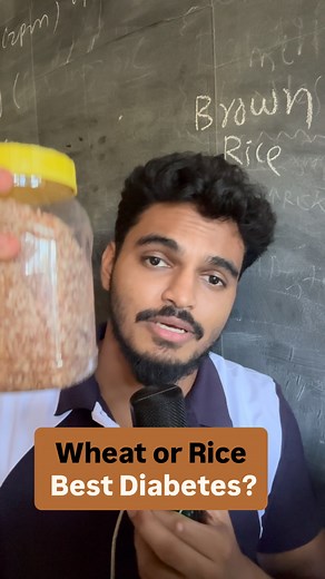 Prathmesh Bhosale | Weightloss, Diabetes, Pcos, Thyroid, Fitness on Instagram: "Regular consumption of brown rice has been shown in Harvard and Japanese cohort studies to reduce type 2 diabetes risk by up to 16%. Why brown rice is good for #diabetes 1. γ-Oryzanol (Gamma-Oryzanol) Role: Improves insulin sensitivity, reduces oxidative stress, lowers bad cholesterol (LDL). Science: Works as a potent antioxidant and modulates lipid metabolism. 2. Ferulic Acid Role: A strong antioxidant that protects