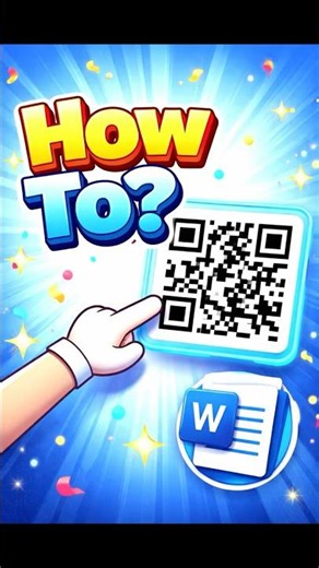 How to create QR code in Word? #shortsyoutube
