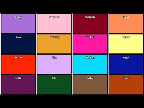 Colours name in English | All paint Color name list | Color names with images