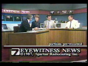 WSPA Channel 7 Eyewitness News 1987