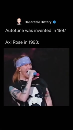 Honorable History on Instagram: "Axl Rose, the iconic frontman of Guns N’ Roses, boasts an extraordinary vocal range spanning over five octaves, from a rumbling F1 to a soaring Bb6. ￼ This versatility allows him to shift seamlessly from gritty, low growls in tracks like “Welcome to the Jungle” to piercing falsetto screams in “Sweet Child o’ Mine,” cementing his status as one of rock’s most dynamic vocalists. #history #rocknroll #gunsandroses #reels #trending #music"