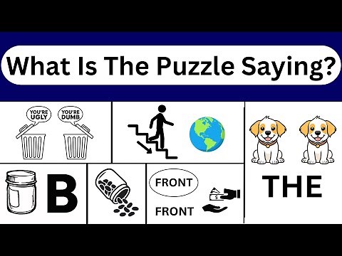 Can You Solve These Rebus Puzzles? | Hidden Phrase Brain Teaser Challenge
