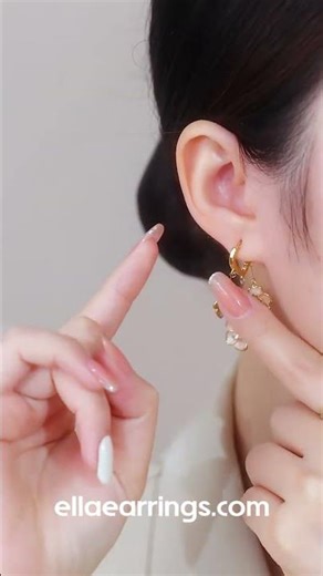 Beautiful Floral Cluster Earrings #earrings