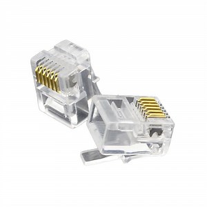 [Hot Item] UTP Type Cat. 3 Rj12 Terminal Connector 6p6c Rj12 Modular Plug