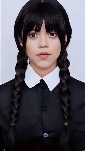 Wednesday Addams makeup tutorial 🖤 #wednesday #makeup
