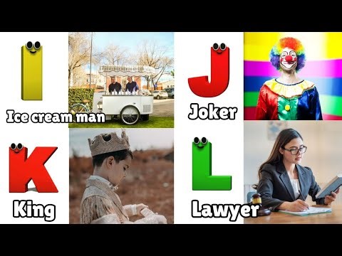 Alphabet Occupations" - ABC Jobs Song for Kids | Learn the alphabet phonics with Jobs & Occupations