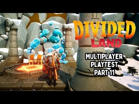 Mammoths, Snow Golems, & Spiders | Divided Land Playtest - Multiplayer Gameplay Part 11