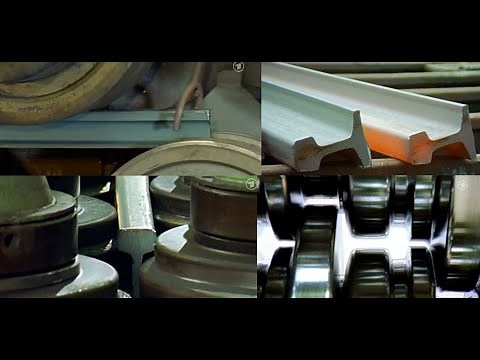 Hot rolling of railway rails