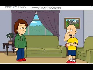 Caillou skip school to go to Disneyland Grounded Blooper #1