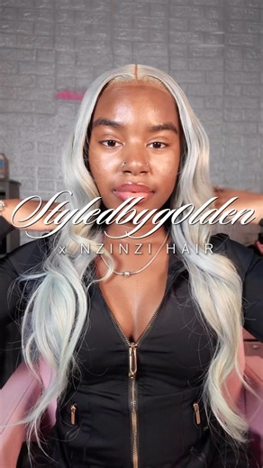 613 ➝ silver grey, soft curls & clean finish 🤍 go watch my recent upload for the full vlog:)