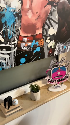 #danke @derausloeser für meine neue Bürowand 🍀💪🏻🥊 der Hammer 🤩 #vidio #podcast #interviews #boxing | Axel Schulz