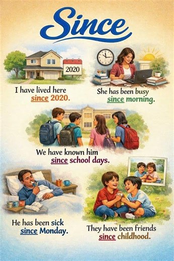 Sentences Using Since #englishlanguage