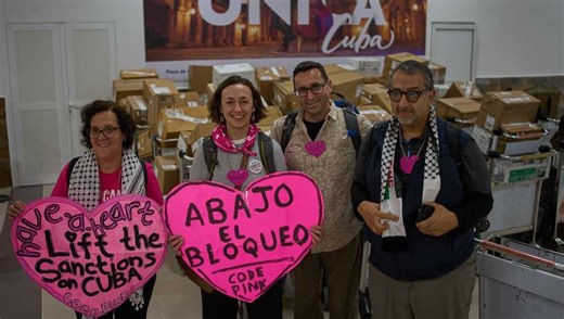 Tons of aid flows into Cuba as humanitarian convoy arrives on the struggling island