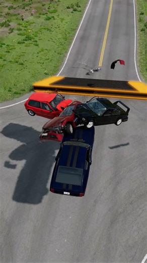 Spicy 4WAY #car #beamngdrive #gaming