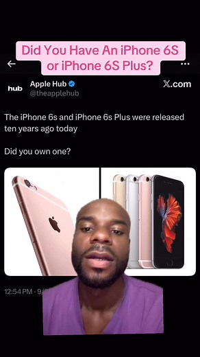 10 years ago today, Apple released the iPhone 6S and iPhone 6S Plus. Did you own one? #TyreakToldYou #iPhone6S #iPhone6SPlus #Tech #Apple | Tyreak Told You