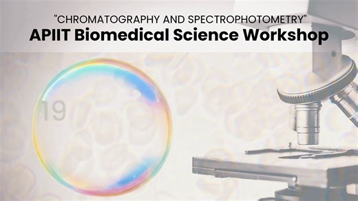 Join our FREE Biomedical Science Workshop! Explore chromatography and spectrophotometry — the key tools used in diagnostics and modern biomedical research. 📅 Date: 19th October 2025 🕙 Time: 10.00am – 12.00pm 🏛️ Venue: Biomedical Lab, APIIT City Campus 📍 Location: https://maps.app.goo.gl/4tZvQZjQrGrshfpk8 📝 Register Now: https://forms.office.com/r/NwPsaN6D6W #BiomedicalScience #APIITofficial #AnalyticalScience #Chromatography #Spectrophotometry #APIITBiomedical #UniversityofStaffordshire #Fu