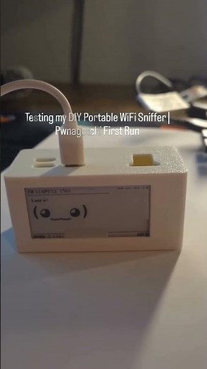 Testing my DIY Portable WiFi Sniffer | Pwnagotchi First Run