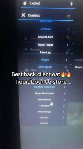 LIQUIDBOUNCE.STORE ON TOP #minecraft #hacking #liquidbounce #free #hypixelhackinguntilban #bedwars