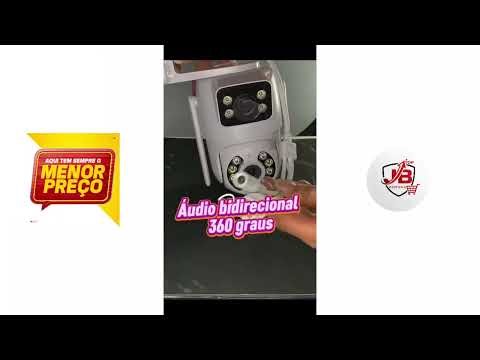 Câmera Segurança Ip Externa Wifi A28 App Icsee Pro