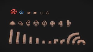 Large Modular Pipes (Rust) - Download Free 3D model by Osian CG (@OsianOHM)