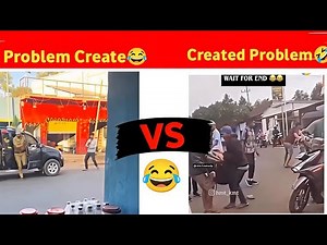 😂 Create a problem VS Created Problem 🤣 Just Viral Memes || #memes