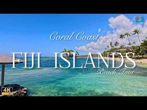 FIJI Coral Coast | 4K Beach Tour