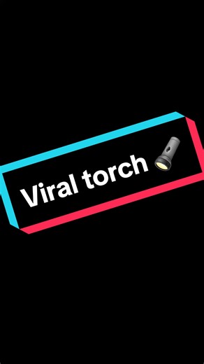 Viral torch! 🔦 Multiple lighting modes, USB charged so NO batteries! #torch #fyp #foryou #sale