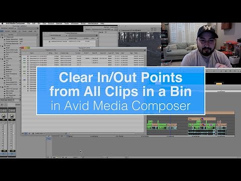 Remove All In and Out Points from Clips in Bin in Avid Media Composer