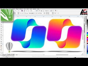 Create 3D Colorful Logo in CorelDraw Tutorial | Shape Tool Tutorial