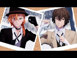 【MMD文スト】B. B. F【旧双黒】注：ピアス装着