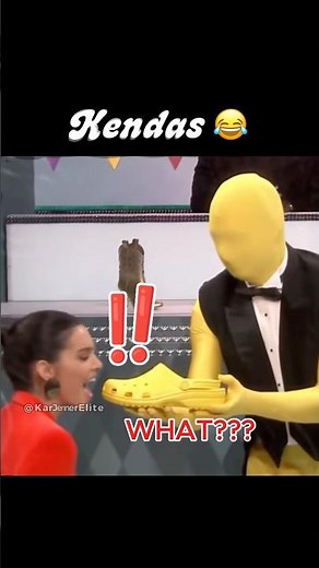 Kendall Jenner plays Food Or Not Food and takes a bite Crocs so funny 🤣🤣🤣 #kendalljenner