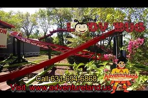 9.7K views · 72 reactions | The Lady Bug made its way to Adventureland in 2000. Did you know when it first arrived its name was the Paul Bunyan Express and in 2001 was officially renamed the Lady Bug Coaster! This coaster has a custom layout starting with an 18- foot first drop. The track extends 653 feet and the single 24-passenger train reaches a top speed of 20mph! It's a fun ride for people of all ages, come check out this classic coaster today!!!!! | Adventureland Long Island | Facebook