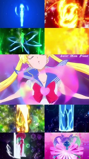 Sailor Moon Crystal Transformations Compilation