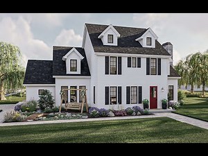Colonial House | With Interior | Plan 963-00835