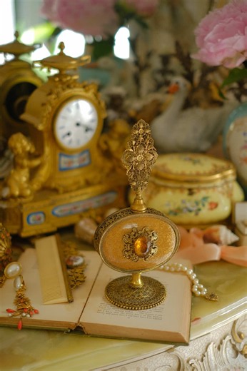 Different antique/vintage perfume/oil bottles. First one is vintage and has a vial that goes inside of decorative bottle. Second is antique Apollo with glass dabber and the third one is vintage decanter type. All three available at VintageStillLifeUS on etsy. #vintageperfumebottle #vintagecore #vintagedecor #hollywoodregency #royalcoreaesthetic
