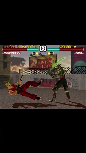 Tekken 3 - Sword or knife for Yoshimitsu?