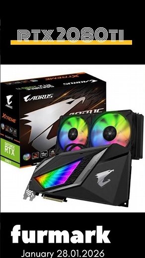 rtx 2080 ti furmark video 🔥 this card is beast for gaming 👌 most powerful gpu 1920 ×1080 #gaming