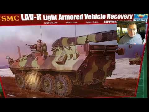 1/35 Trumpeter USMC LAV R Recovery Vehicle open box preview