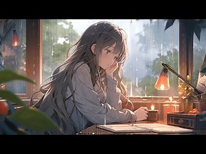 Peaceful Piano & Soft Rain for Sleep and Study - Relaxing Music, Stress Relief
