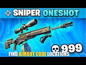 WILD SNIPER ONE SHOT MAP FORTNITE CREATIVE - FIND AIMBOT CODE LOCATIONS