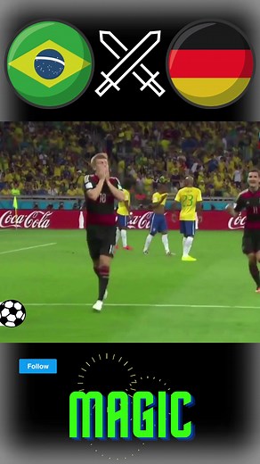 Brazil vs Germany #football #soccer #brazil #germany #fifaworldcup #fyp