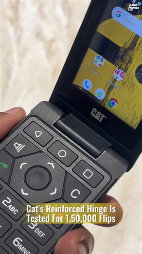 Dumbphones India on Instagram: "🔥 Rugged & Bold: 💪 “Tough times don’t last, but the Cat S22 Flip does.” ⚙️ “Built like a tank. Flips like a champ. #CatS22Flip” 🌪️ “Drops, dust, water — tested and undefeated. #StayRugged” 🦾 “Not just durable… unstoppable. #CatS22Flip #BuiltForTheTough” 🚜 “Rugged on the outside, smart on the inside. #RuggedLife” #DumbPhonesIndia Follow us for more updates. +919136112273 dumbphones.co.in"