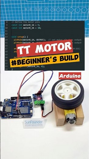 Arduino Motor Control in 30 Seconds ⚙️ L9110 Driver Demo #arduino #arduinoproject