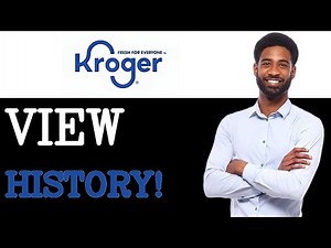 View Your Kroger Purchase History (2025)