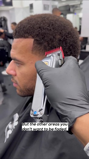 Were you ever taught to fade with the corner of your clipper? #Slidercuts #slidercutsstudios #taper #taperfade #barbertok #barberadvice