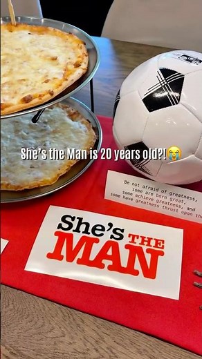 She’s the Man Movie Night ⚽️🍿 #ShesTheMan #MovieNight #MillennialNostalgia #2000sMovies #Shorts