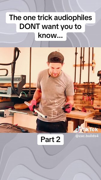 The one trick audiophiles DONT want you to know...part 2 #foryou #lifestyle #zacbuilds #diy #maker #build